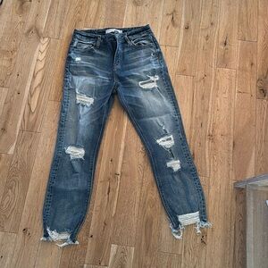 Hidden Jeans, distressed size 26.
